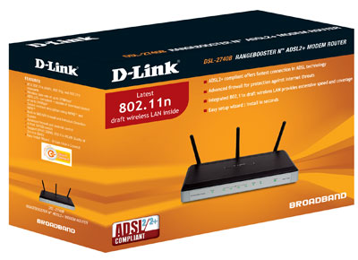 Modem Wifi ADSL D Link ADS2/2+ DSL-2740B